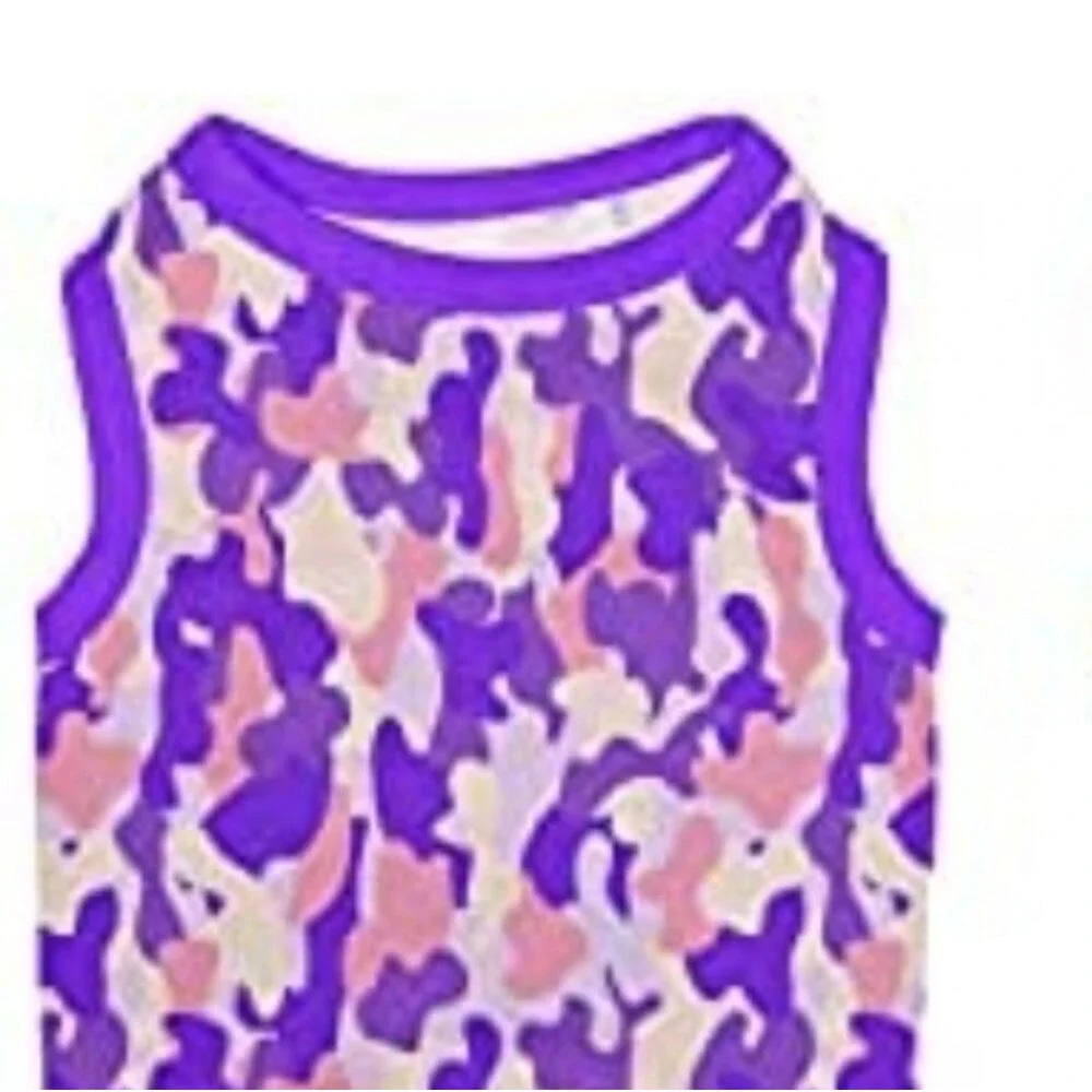 New Dog Shirt Purple Camouflage 💜